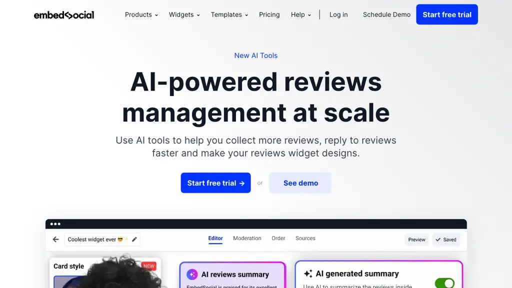 AI Reviews Management by EmbedSocial