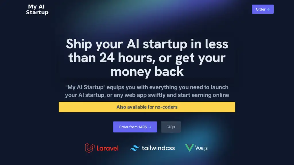 My AI Startup