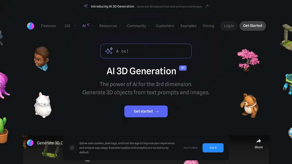 Spline - AI 3D Generation