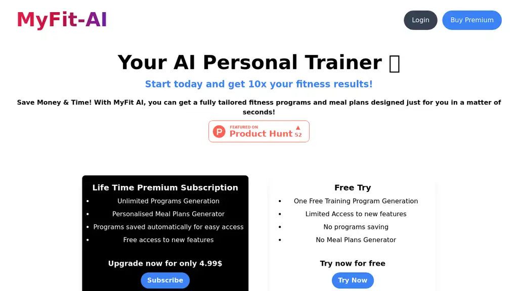 MyFit AI