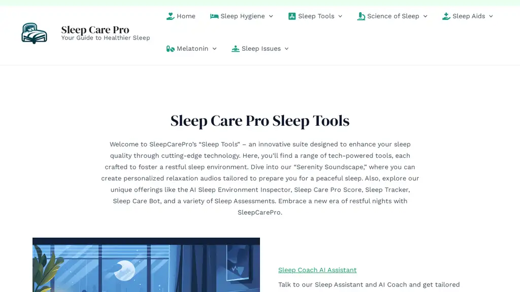 Sleep Intelligence Tools