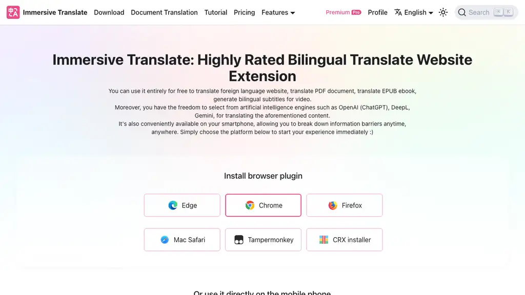 Immersive Translate