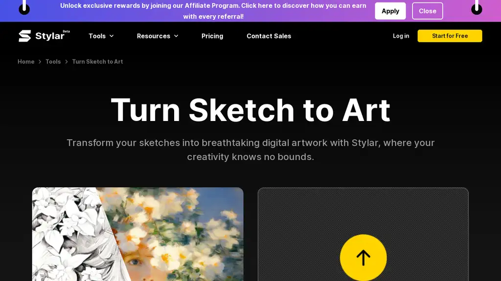 Stylar AI - Turn Sketch to Art