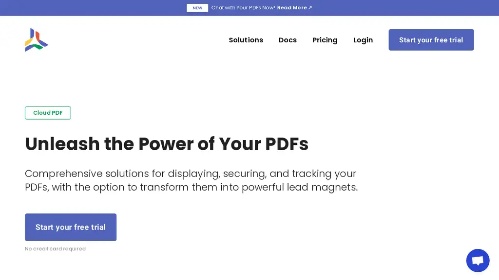 CloudPDF - Chat with your PDFs