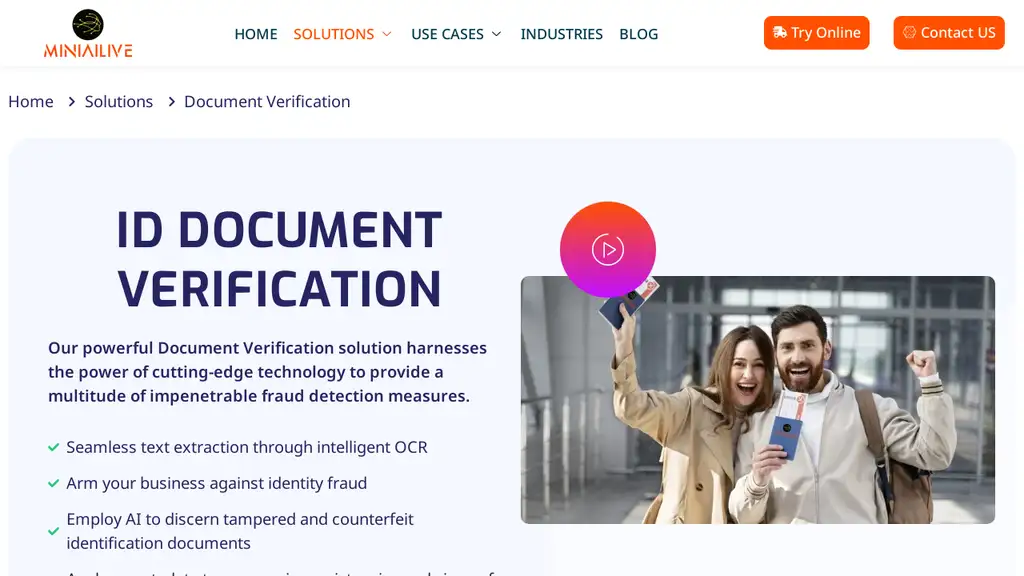 MiniAiLive - Identity Document Verification