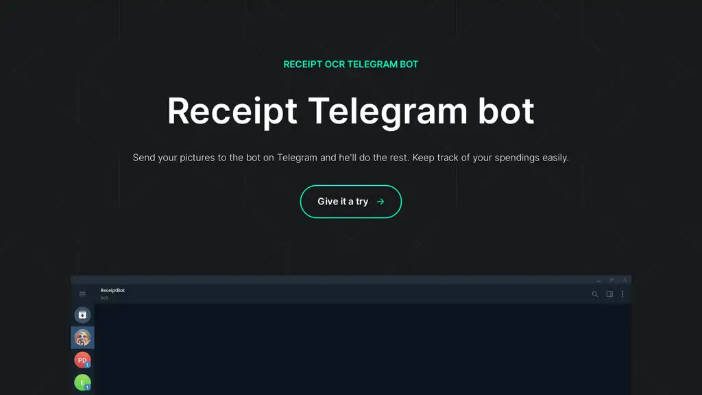 Receipt Telegram Bot