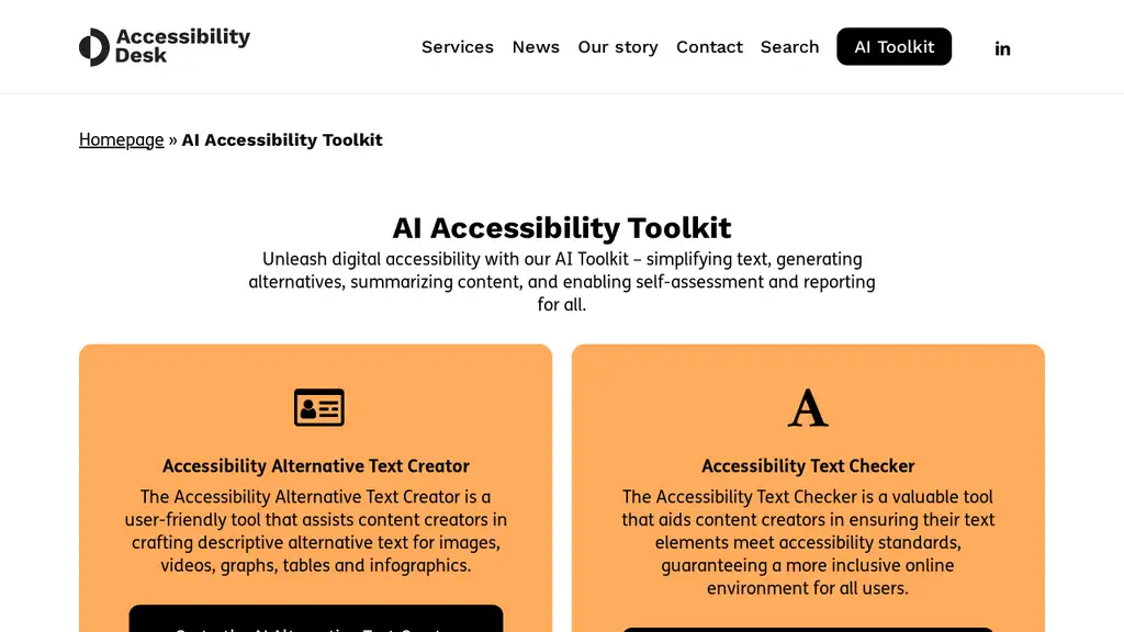 Accessibility Desk