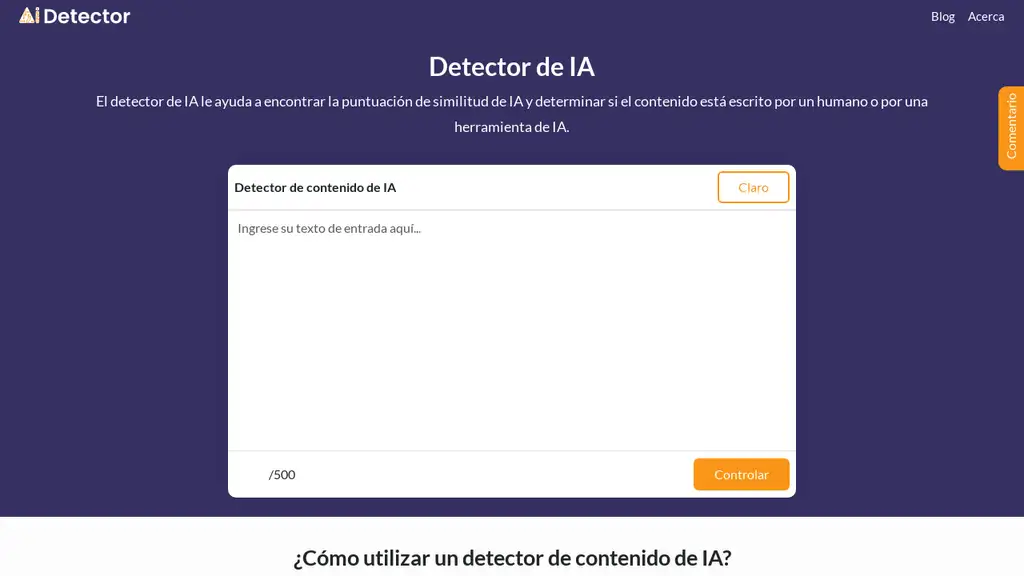 Detector de IA