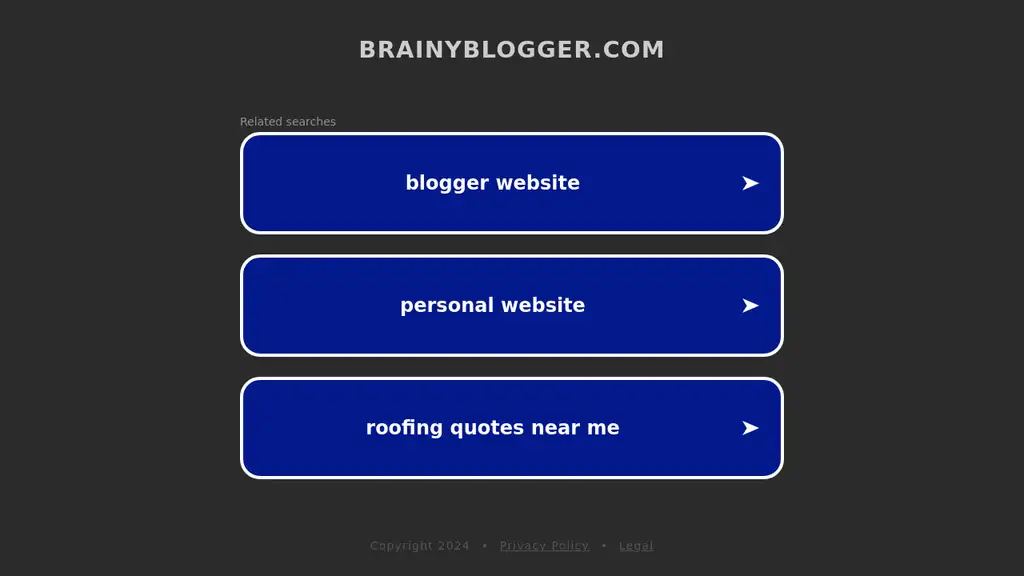 Brainy Blogger
