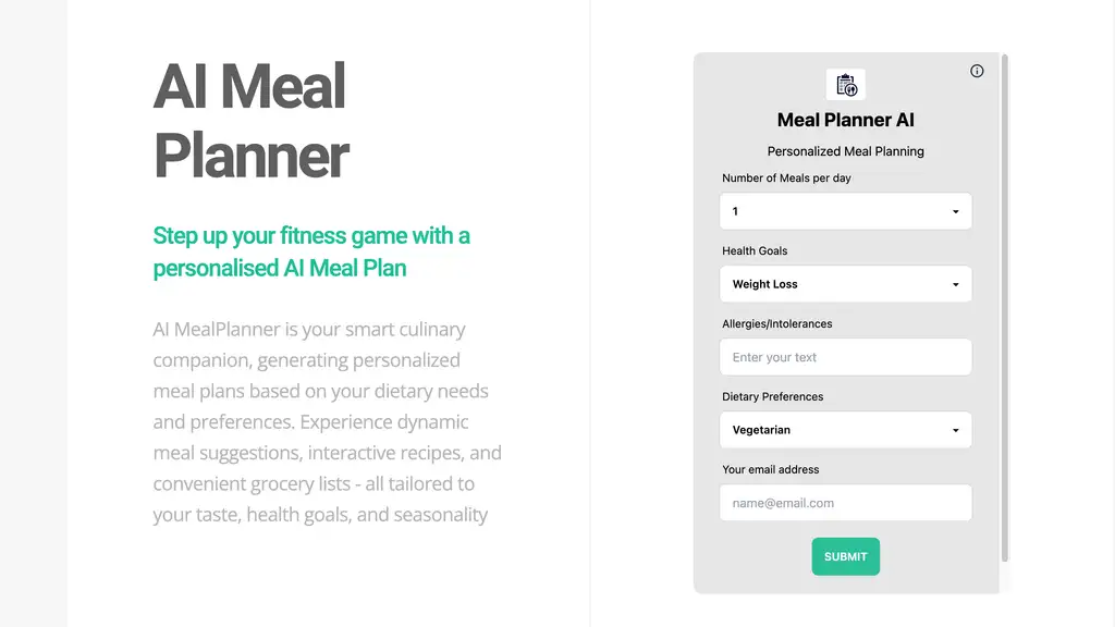 AI Meal Planner