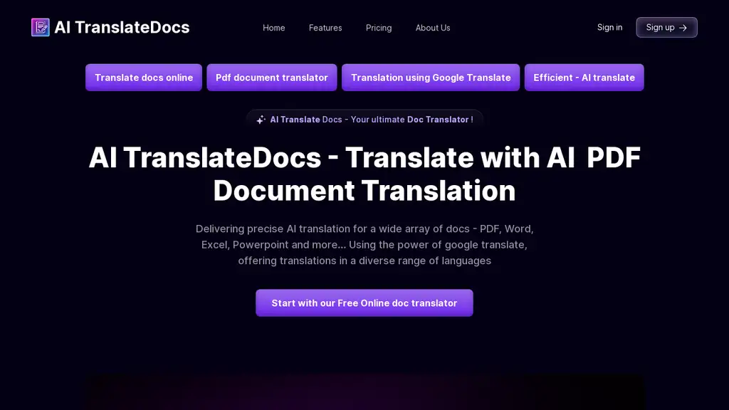 AI TranslateDocs