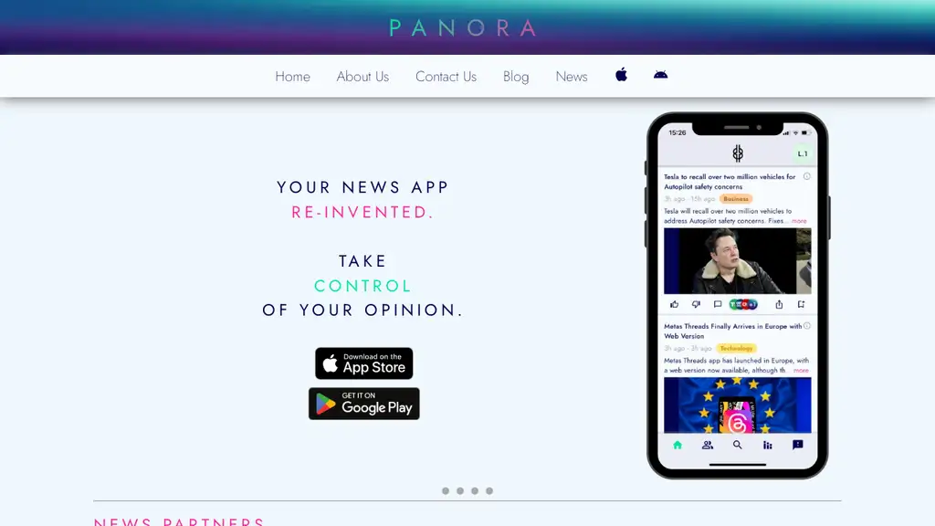 PANORA News App